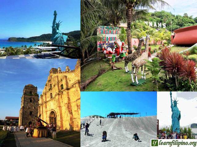 Favorite Places In Ilocos Norte: Hannah's Resort, Paoay Church and Paoay Sand Dunes.