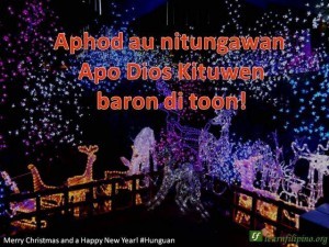 Merry Christmas and a Happy New Year - Hunguan - aphod au nitungawan Apo Dios Kituwen baron di toon!