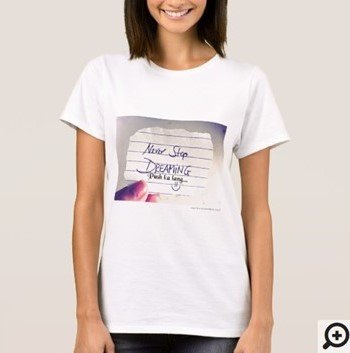 Never Stop Dreaming basta Push ka lang Filipino Hugot Line T-shirt