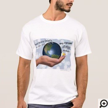 Pasan ko ang daigdig pero ano man ang mangyari SMILE pa rin ako for Him Filipino Hugot T-shirt