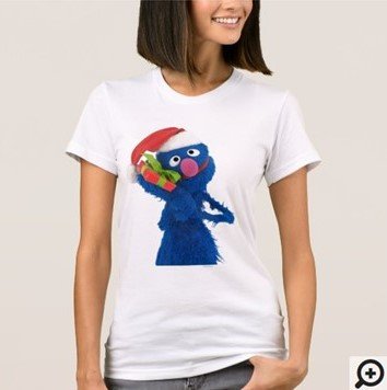 Santa Hat Grover T-shirt Customize it with Filipino Hugot Lines